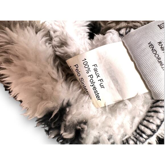 Eddie Bauer Neutral Camo Faux-Fur Sherpa Half-Zip Pullover Size Medium - Picture 9 of 13